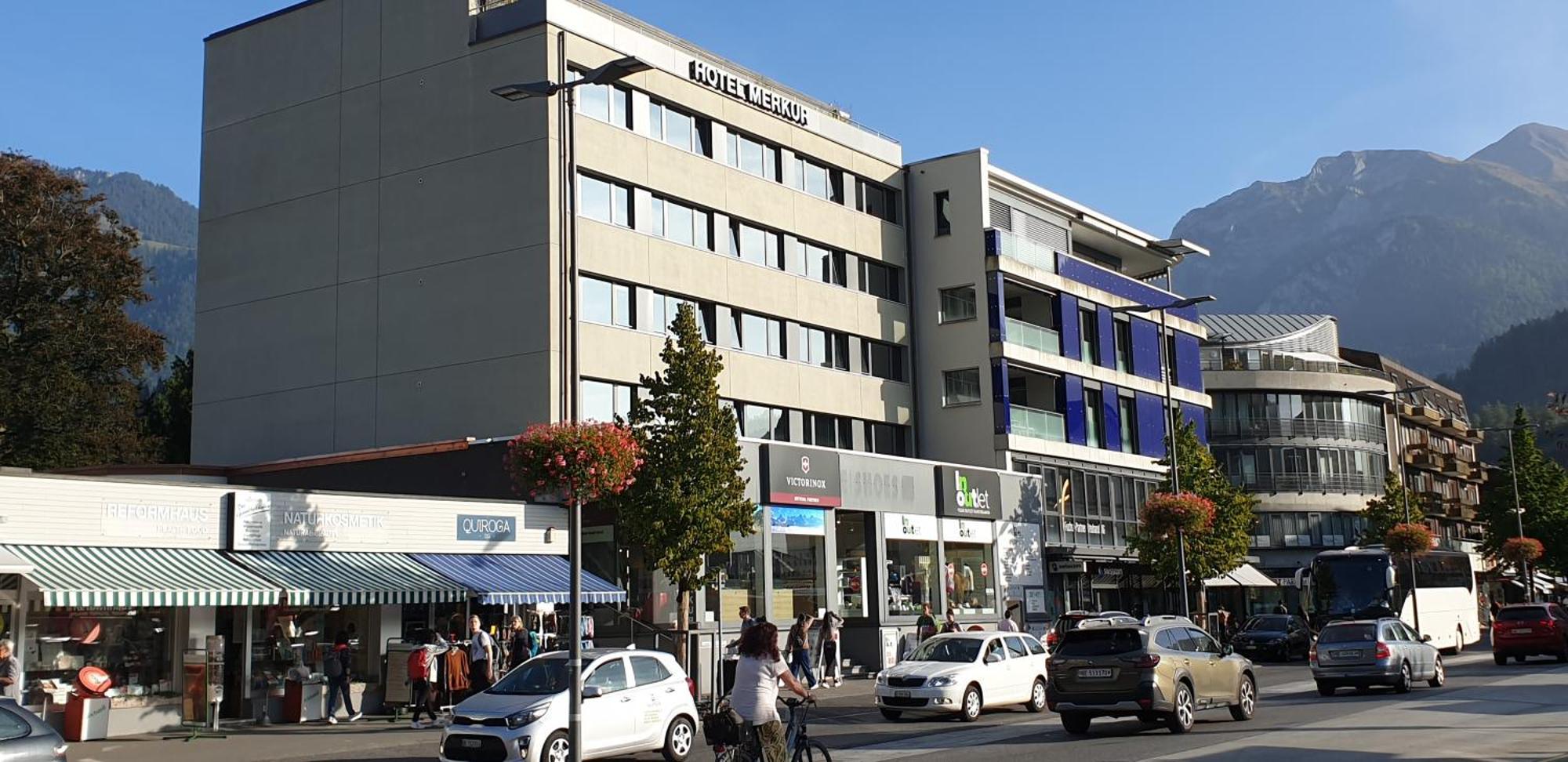 Hotel Merkur - West Station Interlaken Exterior foto